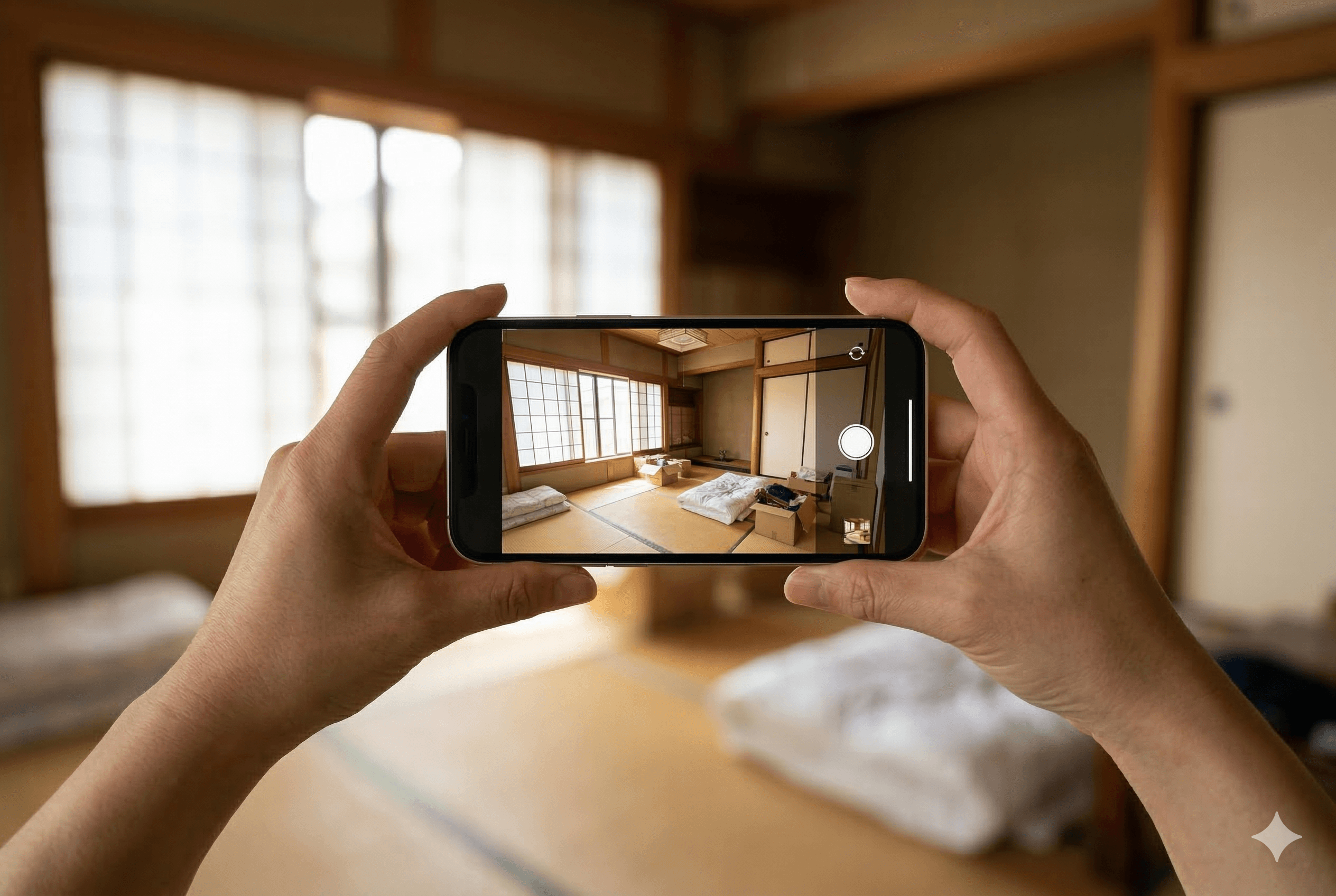 お部屋の写真を送信