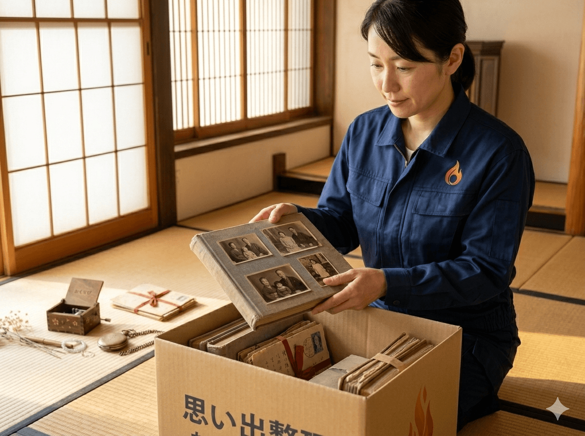 作業・思い出の品を記録